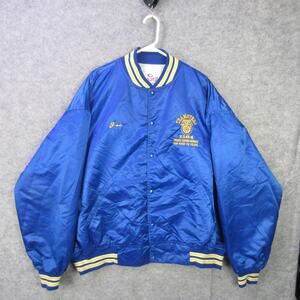 Vintage Teamsters 1164 Jacket Mens 5XL Game Sportswear Satin Union Patch 90s